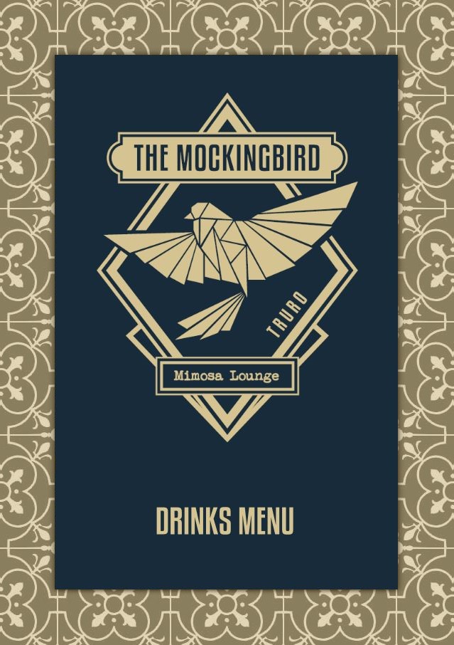 Mockingbird Drinks Menu